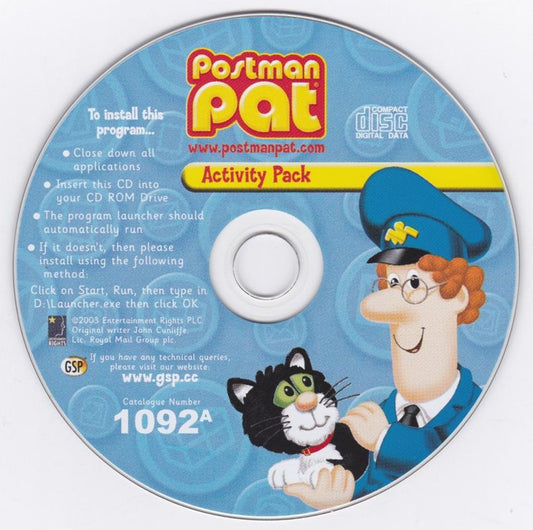 Postman Pat Activity Pack Microsoft Windows PC CD-PC Gamez USA