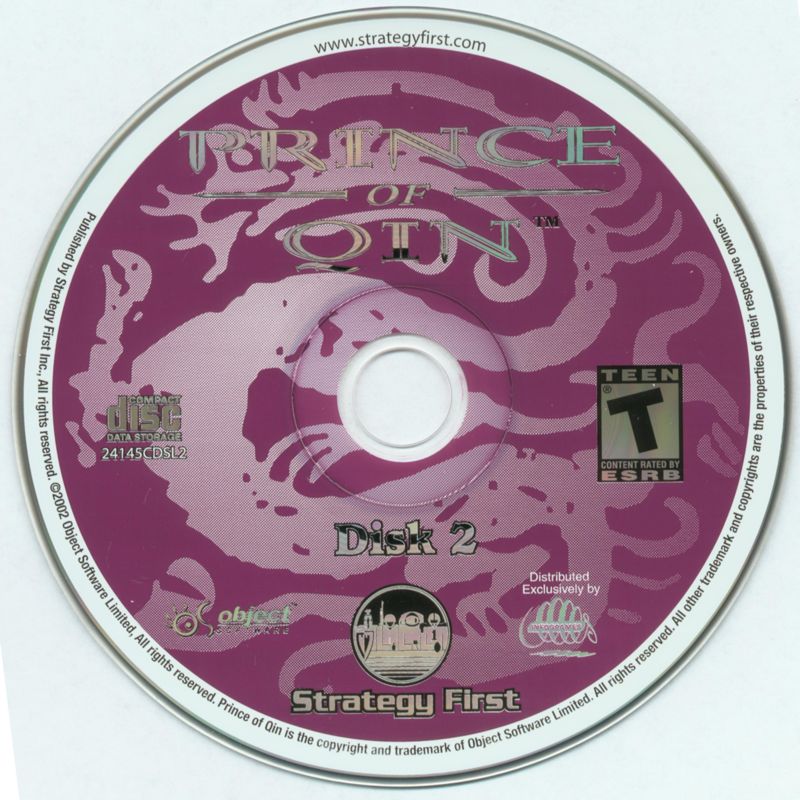 Prince Of Qin Disc 1-3 Microsoft Windows PC CD-PC Gamez USA
