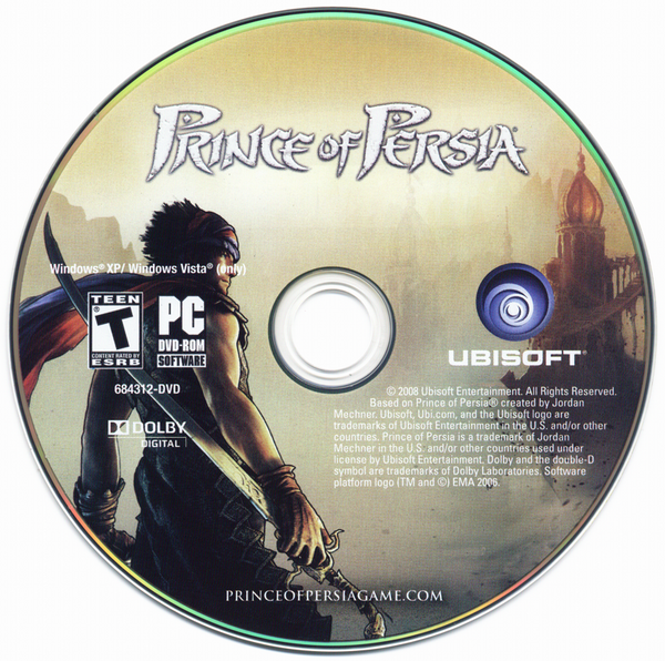 Prince of Persia 2008 Microsoft Windows PC DVD by PC Gamez USA