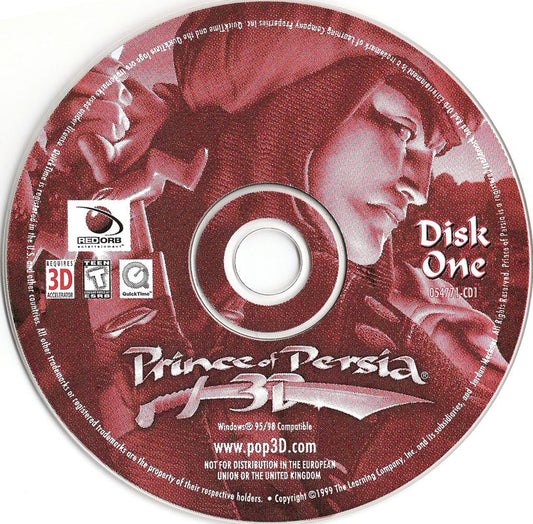 Prince of Persia 3D Disc 1-2 Microsoft Windows PC CD-PC Gamez USA
