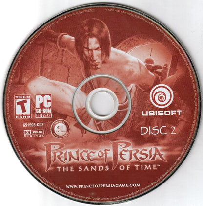 Prince of Persia The Sands of Time Disc 1-2 Microsoft Windows PC CD-PC Gamez USA