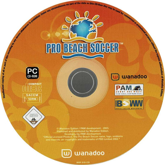 Pro Beach Soccer Microsoft Windows PC CD-PC Gamez USA