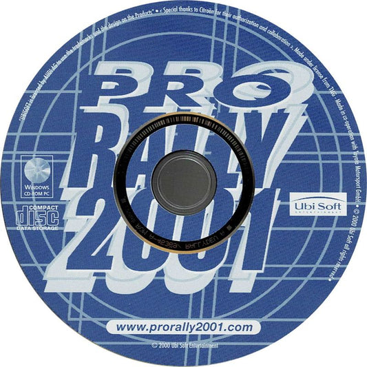 Pro Rally 2001 Microsoft Windows PC CD-PC Gamez USA
