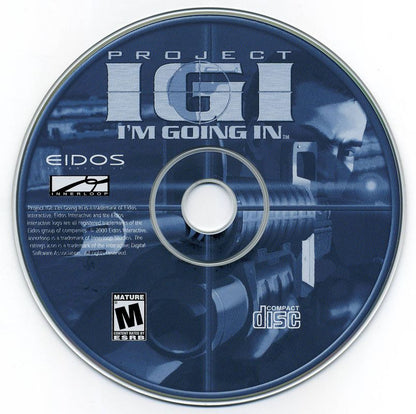 Project I.G.I. I'm Going In 2000 Microsoft Windows PC CD Eidos Innerloop Acer-PC Gamez USA