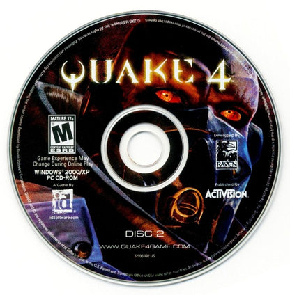 Quake 4 Disc 1-4 Microsoft Windows PC CD-PC Gamez USA