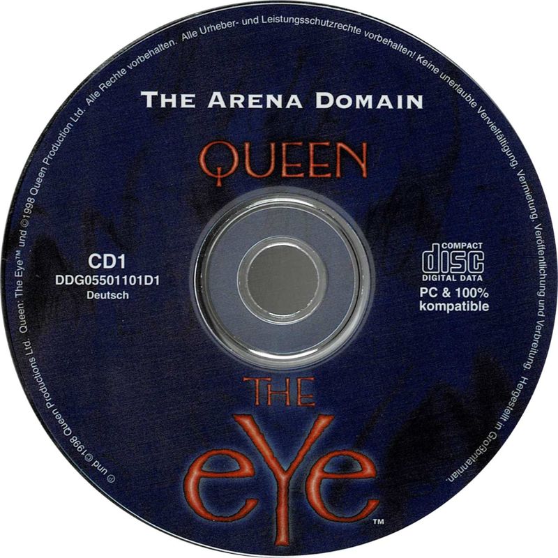 Queen The eYe Disc 1-5 Microsoft Windows PC CD-PC Gamez USA