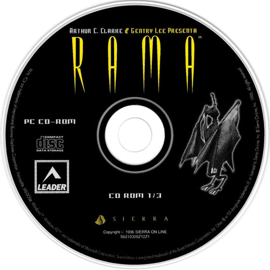 Rama Disc 1-3 Microsoft Windows PC CD-PC Gamez USA