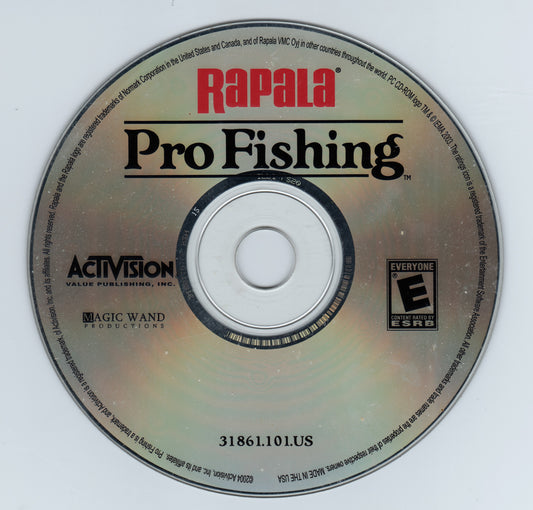 Rapala Pro Fishing Microsoft Windows PC CD-PC Gamez USA