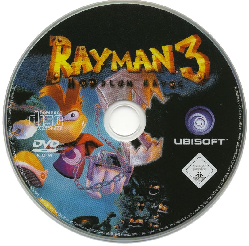 Rayman 3 Print Studio Disc 1-2 Microsoft Windows PC CD-PC Gamez USA