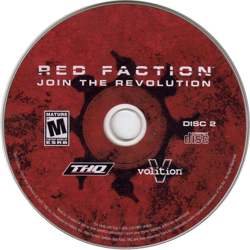 Red Faction Disc 1-2 Microsoft Windows PC CD-PC Gamez USA