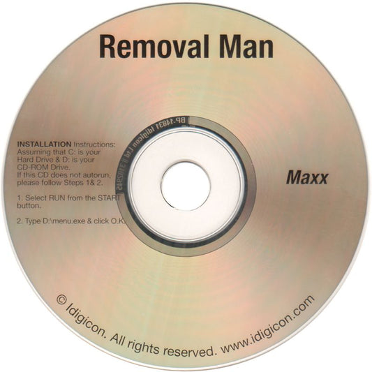 Removal Man Microsoft Windows PC CD-PC Gamez USA