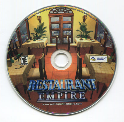 Restaurant Empire Microsoft Windows PC CD-PC Gamez USA