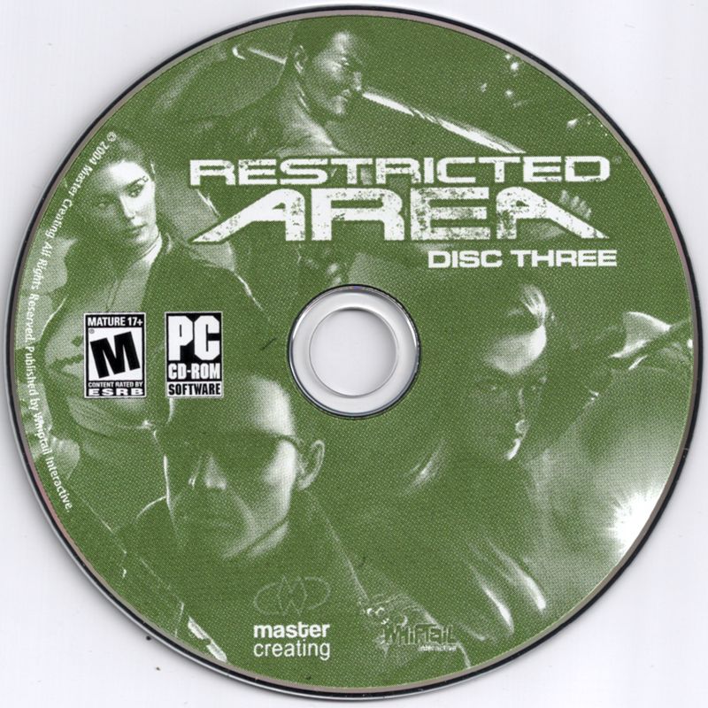 Restricted Area Disc 1-3 Microsoft Windows PC CD-PC Gamez USA