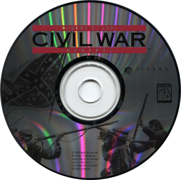Robert E Lee Civil War General Microsoft Windows PC CD by PC Gamez USA