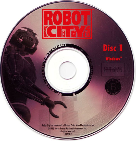 Robot City Disc 1-2 Microsoft Windows PC CD-PC Gamez USA