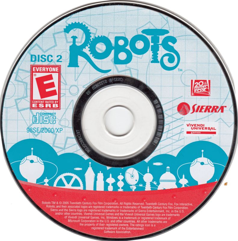 Robots Disc Robots Disc 1-2 Microsoft Windows PC CD Adventure Game – PC Gamez USA