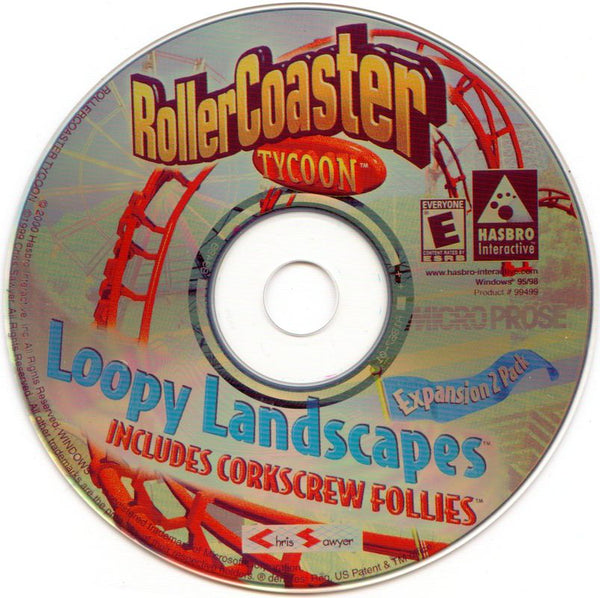RollerCoaster Tycoon - Loopy Landscapes Microsoft Windows PC CD-PC Gamez USA