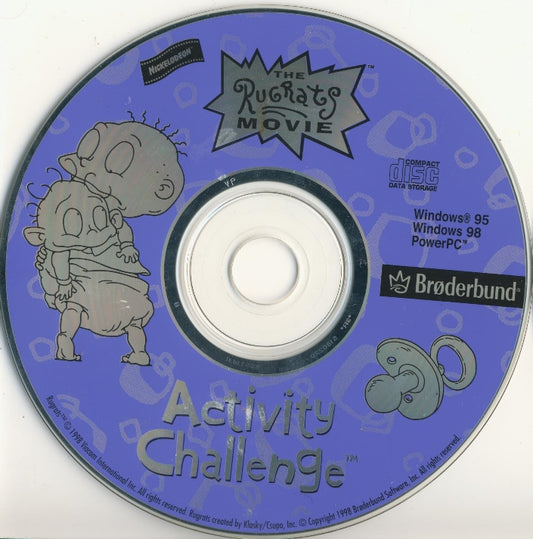 The Rugrats Movie Activity Challenge Microsoft Windows PC CD-PC Gamez USA