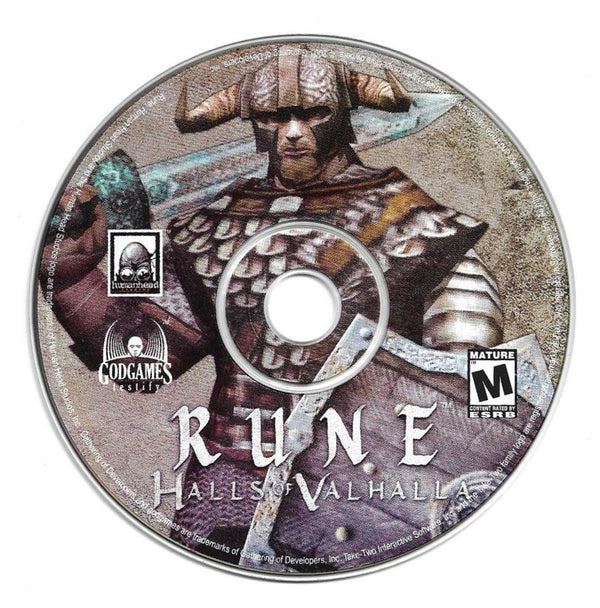 Rune Halls of Valhalla Microsoft Windows PC CD-PC Gamez USA