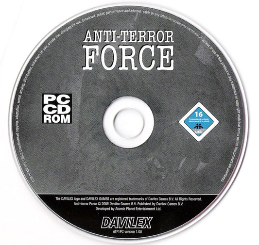 SAS Anti-Terror Force Microsoft Windows PC CD-PC Gamez USA
