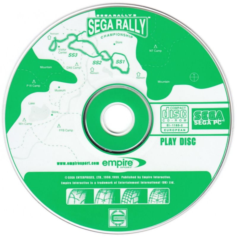 SEGA Rally 2 Championship Disc 1-2 Microsoft Windows PC CD-PC Gamez USA