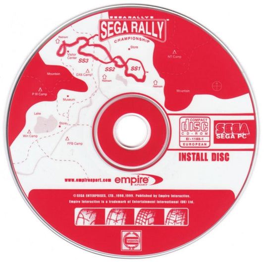 SEGA Rally 2 Championship Disc 1-2 Microsoft Windows PC CD-PC Gamez USA