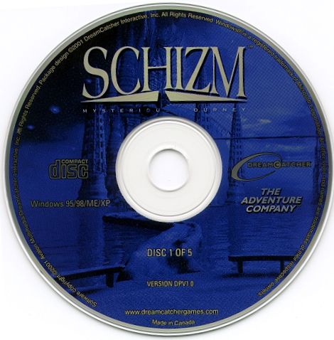 Schizm Mysterious Journey Disc 1-5 Microsoft Windows PC CD-PC Gamez USA