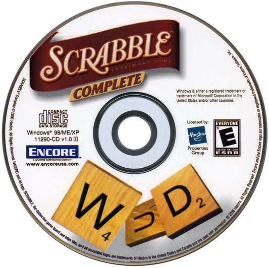 Scrabble Complete Microsoft Windows PC CD-PC Gamez USA