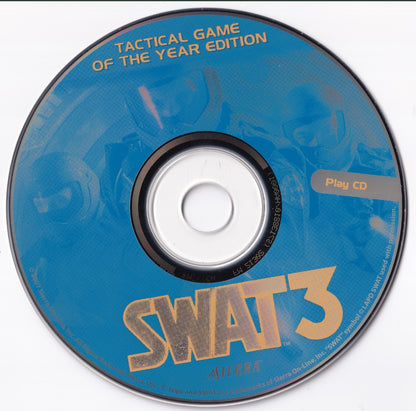 SWAT 3 Close Quarters Battle Tactical Game of the Year Edition Disc 1-2 Microsoft Windows PC CD-PC Gamez USA