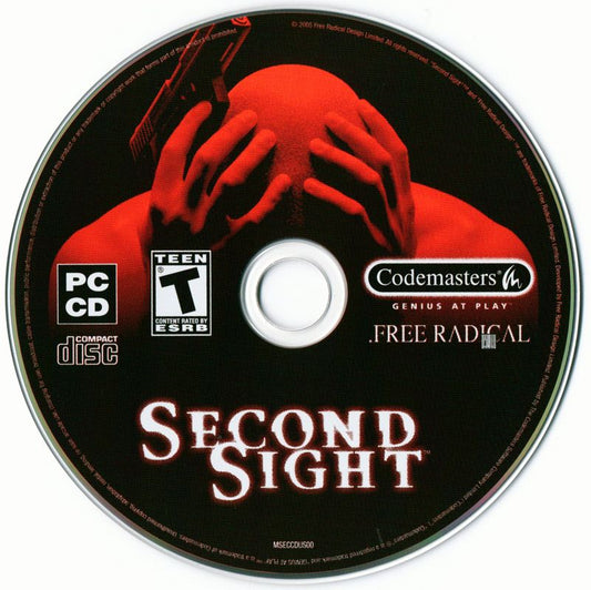 Second Sight Microsoft Windows PC CD-PC Gamez USA