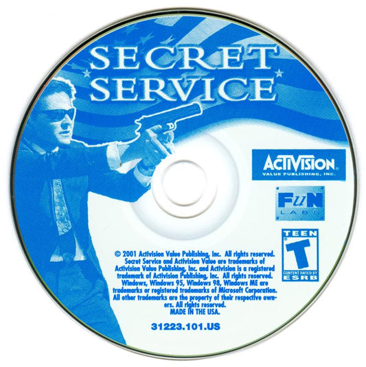 Secret Service In Harm's Way Microsoft Windows PC CD-PC Gamez USA