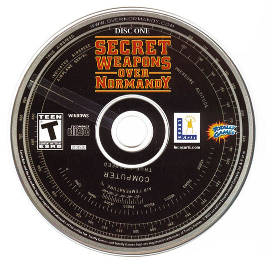 Secret Weapons over Normandy Disc 1-4 Microsoft Windows PC CD-PC Gamez USA