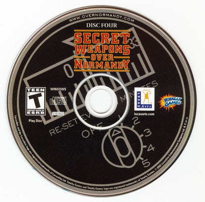 Secret Weapons over Normandy Disc 1-4 Microsoft Windows PC CD-PC Gamez USA