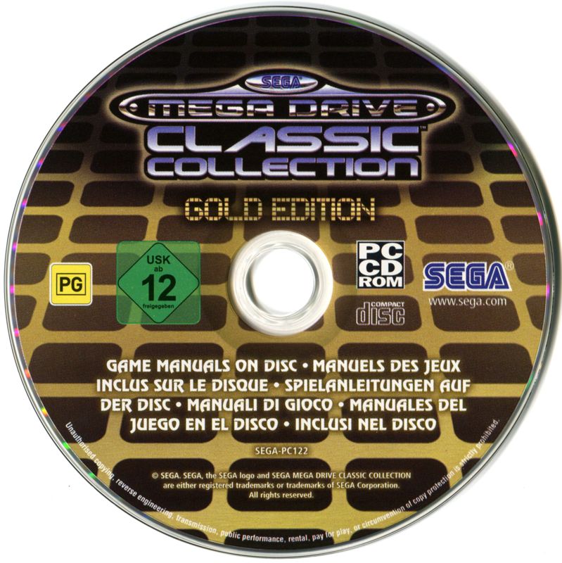Sega Genesis Classic Collection - Gold Edition Microsoft Windows PC CD-PC Gamez USA