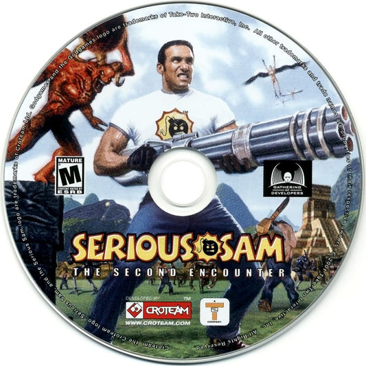 Serious Sam - The Second Encounter Microsoft Windows PC CD-PC Gamez USA