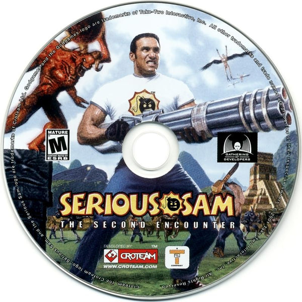 Serious Sam - The Second Encounter Microsoft Windows PC CD-PC Gamez USA