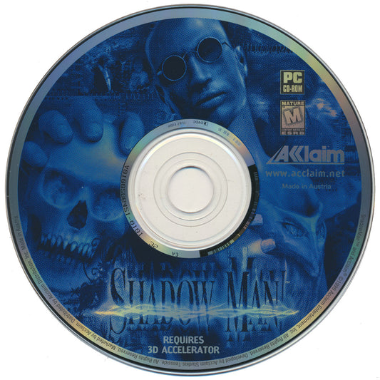 Shadow Man Microsoft Windows PC CD-PC Gamez USA