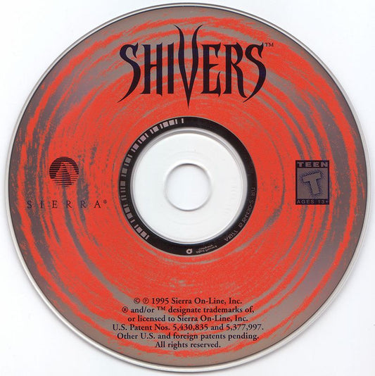 Shivers 1995 Microsoft Windows PC CD-PC Gamez USA