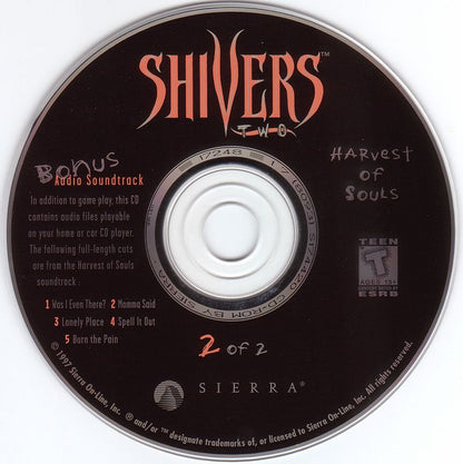 Shivers Two - Harvest of Souls Disc 1-2 Microsoft Windows PC CD-PC Gamez USA