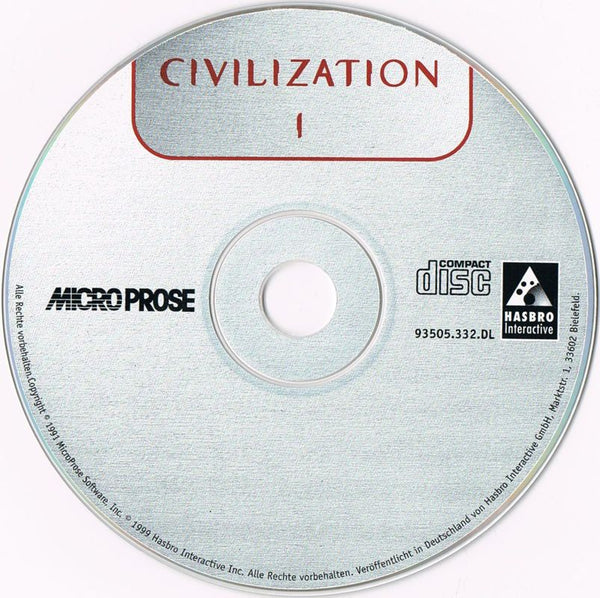 Sid Meier's Civilization Microsoft Windows PC CD-PC Gamez USA