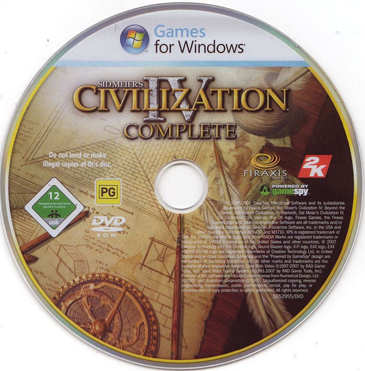Civilization IV Complete Microsoft Windows PC CD-PC Gamez USA