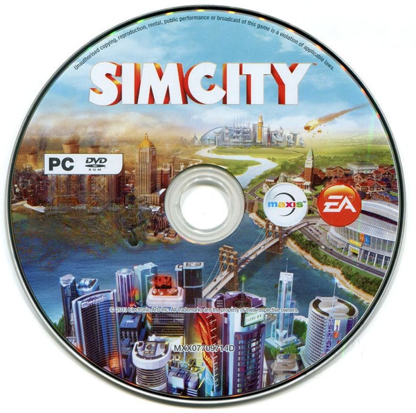SimCity Microsoft Windows PC DVD by PC Gamez USA