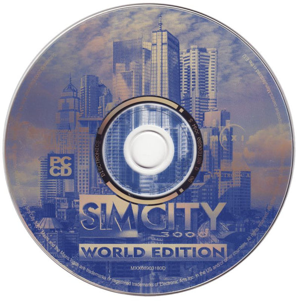 SimCity 3000 Unlimited Microsoft Windows PC CD-PC Gamez USA