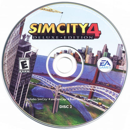 SimCity 4 Deluxe Edition Disc 1-2 Microsoft Windows PC CD-PC Gamez USA