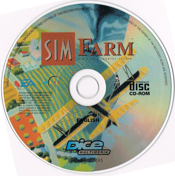 SimFarm SimCity's Country Cousin Microsoft Windows PC CD-PC Gamez USA