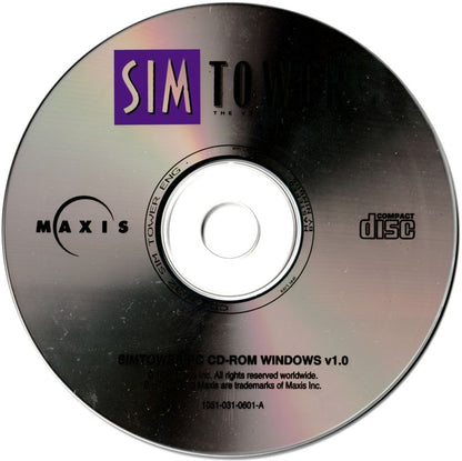 SimTower The Vertical Empire Microsoft Windows PC CD-PC Gamez USA