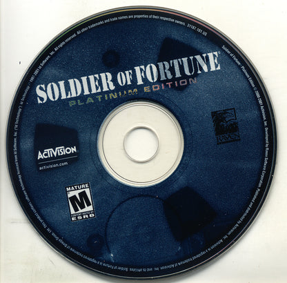 Soldier Of Fortune Platinum Edition Microsoft Windows PC CD-PC Gamez USA