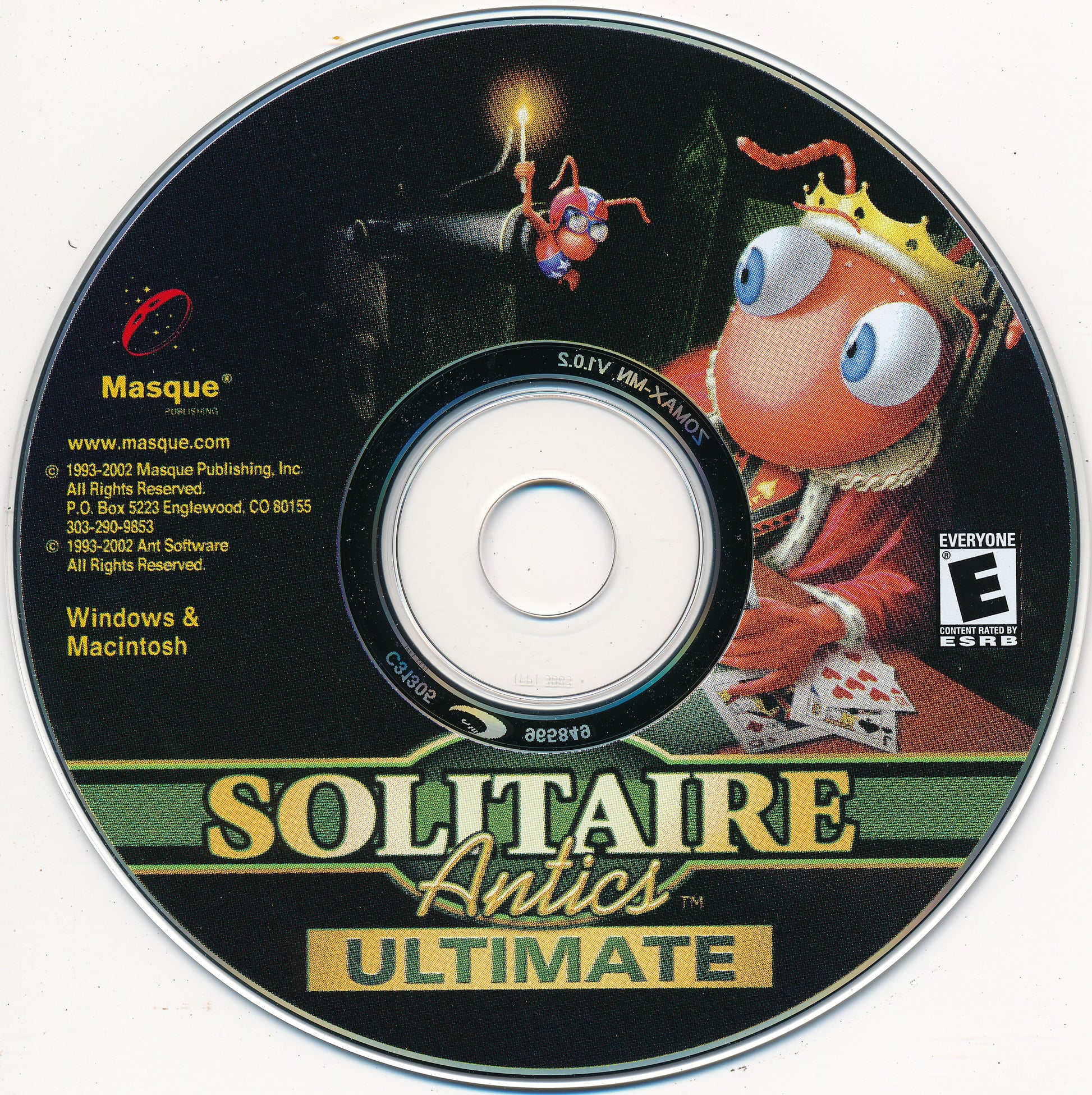 Solitaire Antics Ultimate Microsoft Windows PC CD-PC Gamez USA