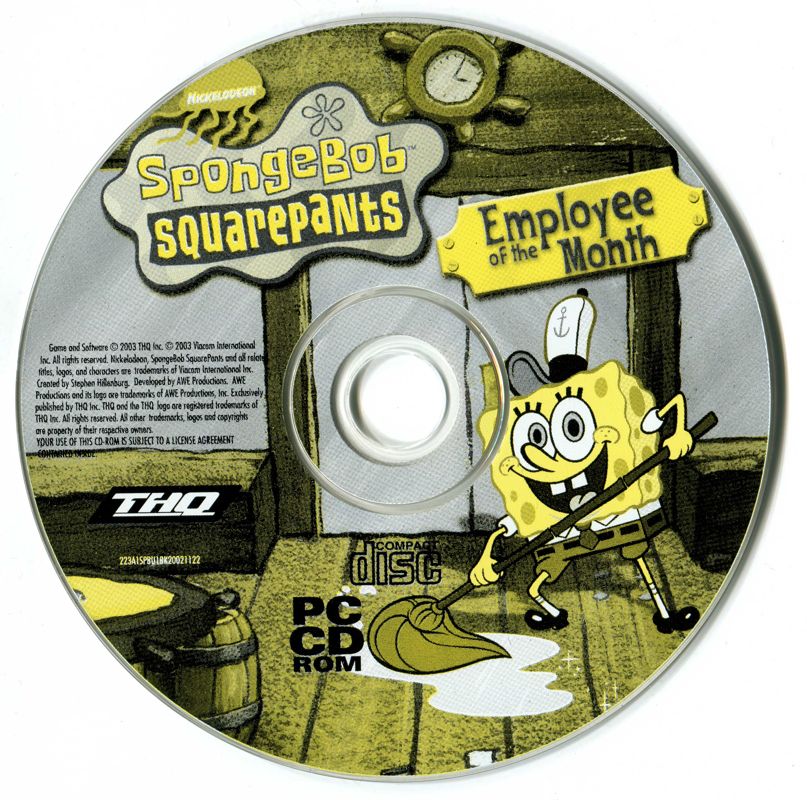 SpongeBob SquarePants Employee of the Month Microsoft Windows PC CD-PC Gamez USA