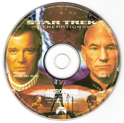 Star Trek - Generations Disc 1-2 Microsoft Windows PC CD-PC Gamez USA